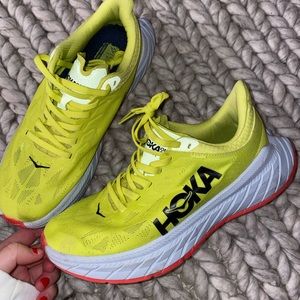 Neon Hoka Running shoes